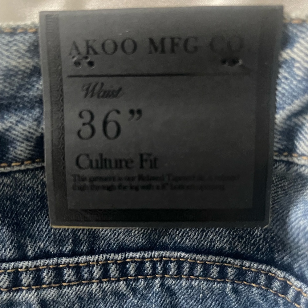 Akoo Men's Straight Jeans - Blue